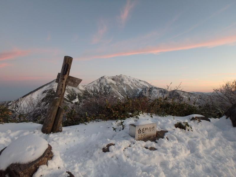 谷川連峰冬景色